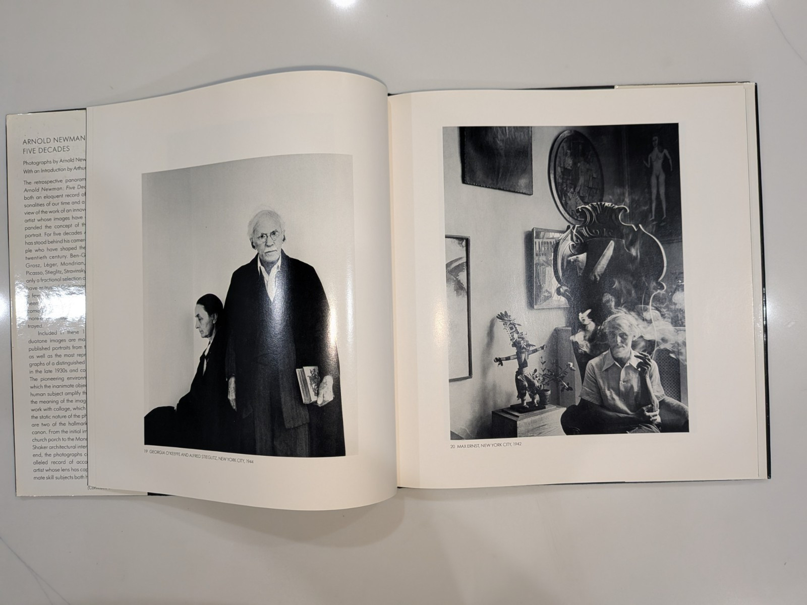 Arnold Newman: Five Decades – 1986 1st Ed – HBJ – Photography / Art / Portraits
