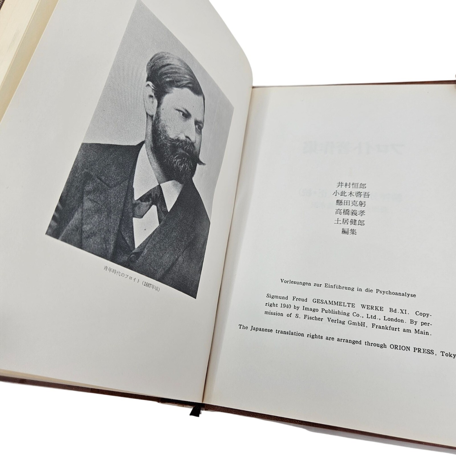 Freud Collected Works Vol 10 Translated into Japanese Hardcover Mylar Dustjacket