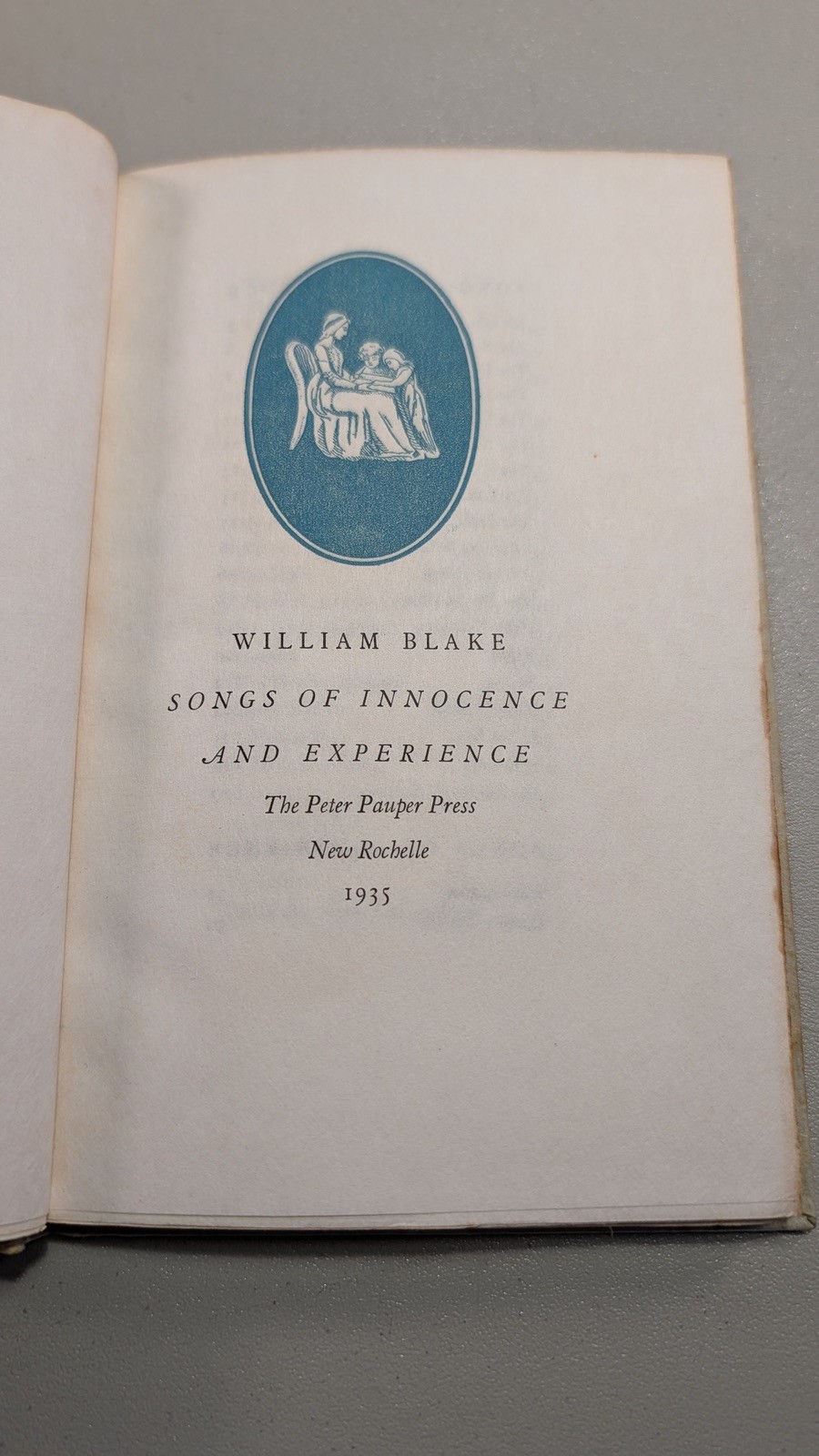 Songs of Innocence William Blake Peter Pauper Press Limited Edition 1935