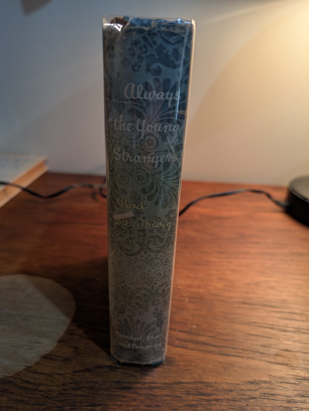Always the Young Strangers Carl Sandburg 1953 HC/DJ Harcourt Brace SIGNED