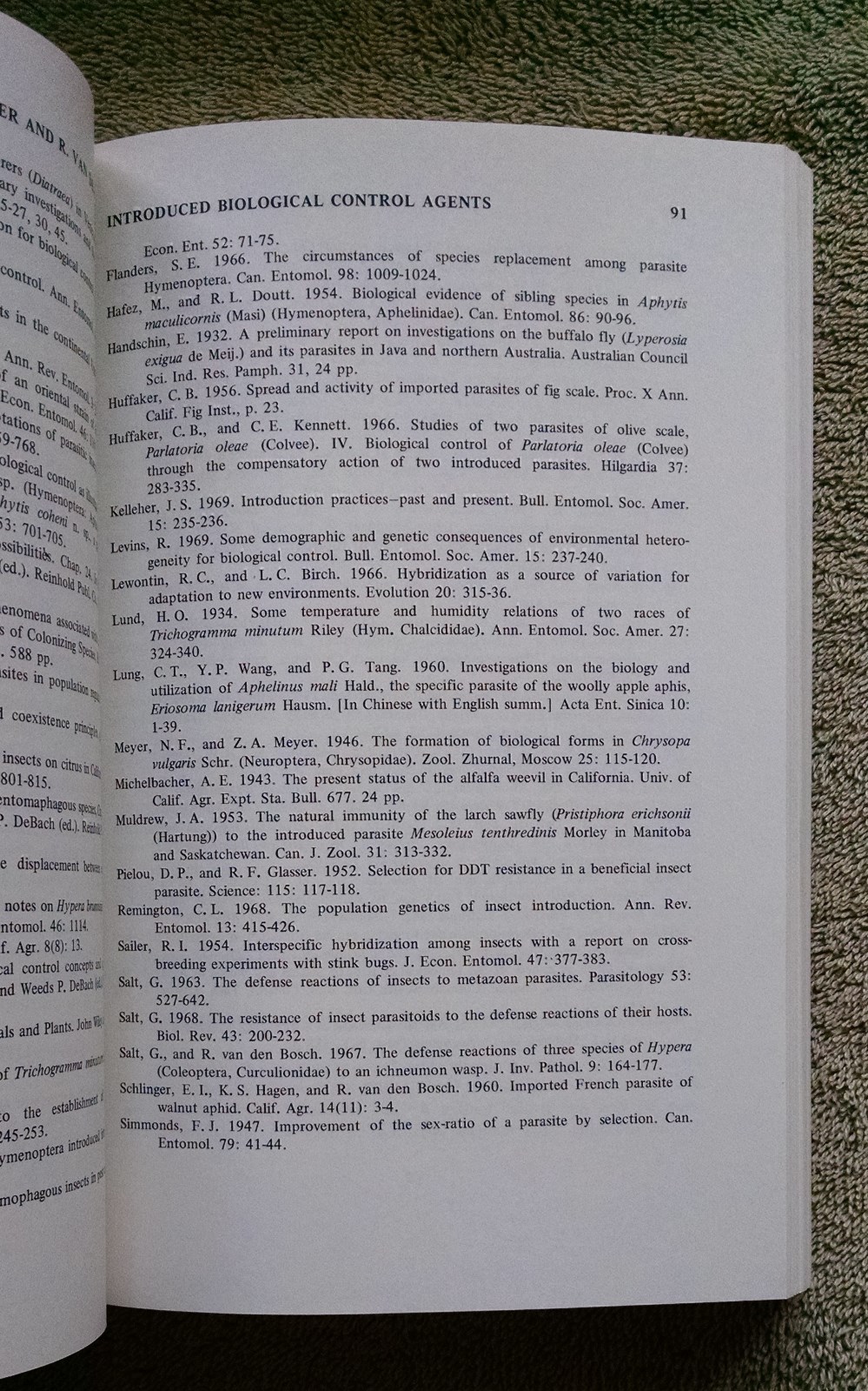 1974 Biological Control Huffaker natural insecticide environment ecology