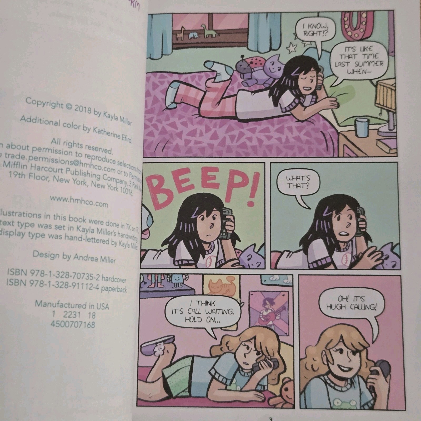 Click by Kayla Miller (2018 ARC Uncorrected Proof) HMH Kids Advance Reading Copy