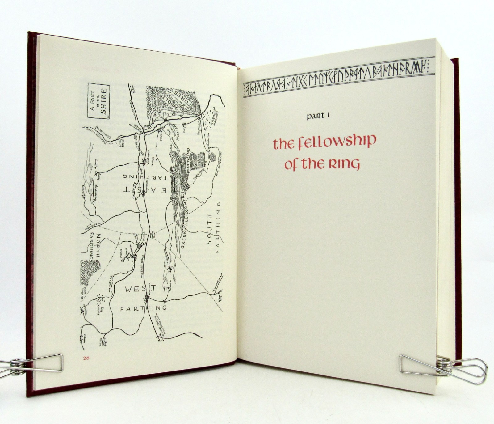 LORD OF THE RINGS Collector’s Edition J.R.R. Tolkien 10th Printing w/map HB EXC