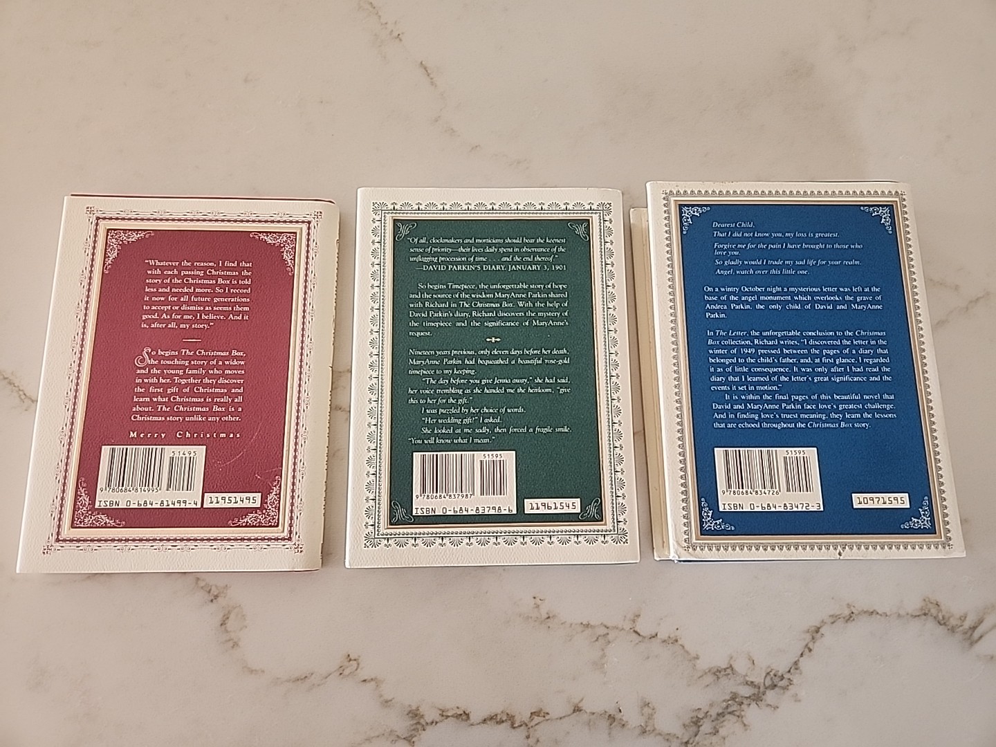 The Christmas Box Trilogy Books 1-3 By Richard Paul Evans