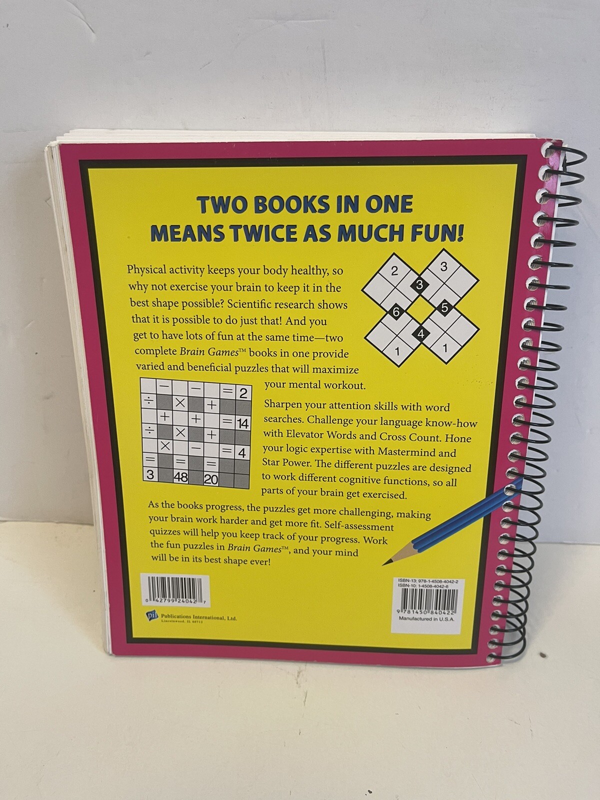 Brain Games Ser.: Brain Games – Puzzles – 2 Books In 1 by Publications…