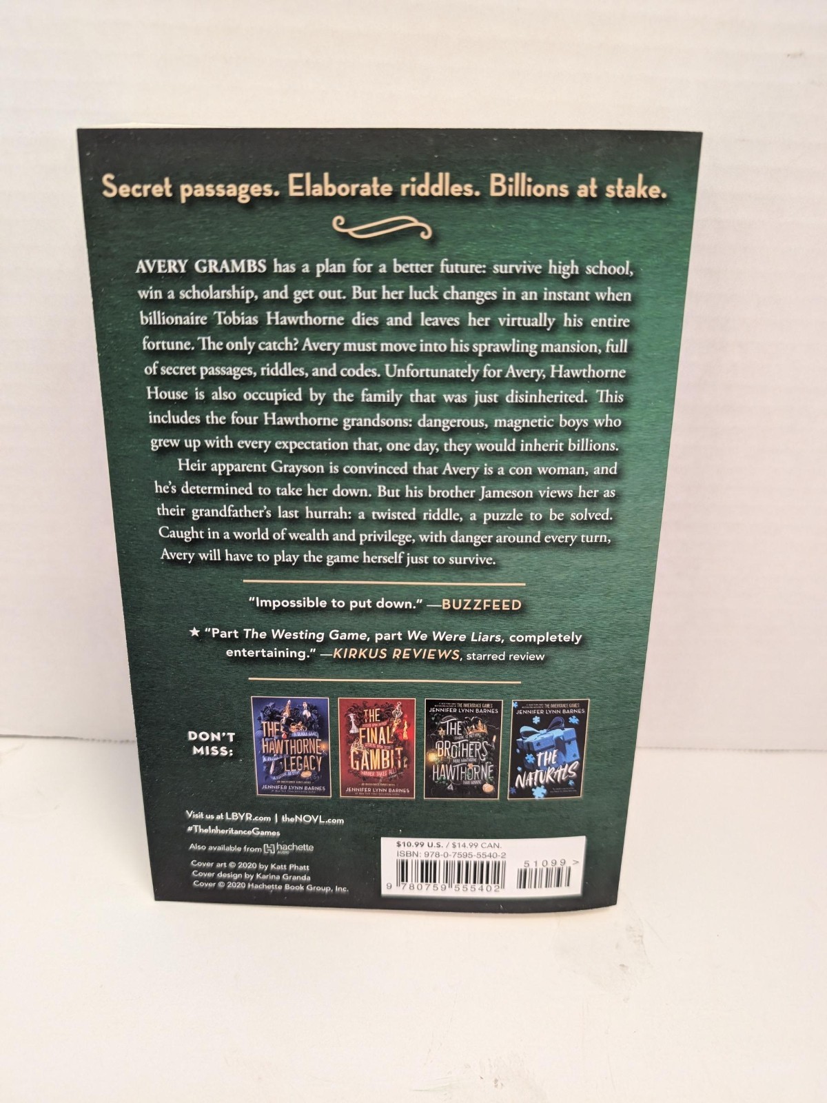 Jennifer Lynn Barnes The Inheritance Games Collection 3-Book Box Set Paperback