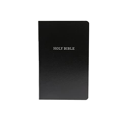 KJV Holy Bible: Gift and Award, Black Leather-Look, Red Letter, Comfort…