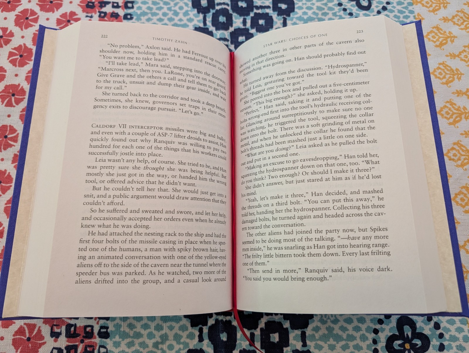Star Wars Choices Of One Timothy Zahn Custom Rebound Hardcover Collector’s Book