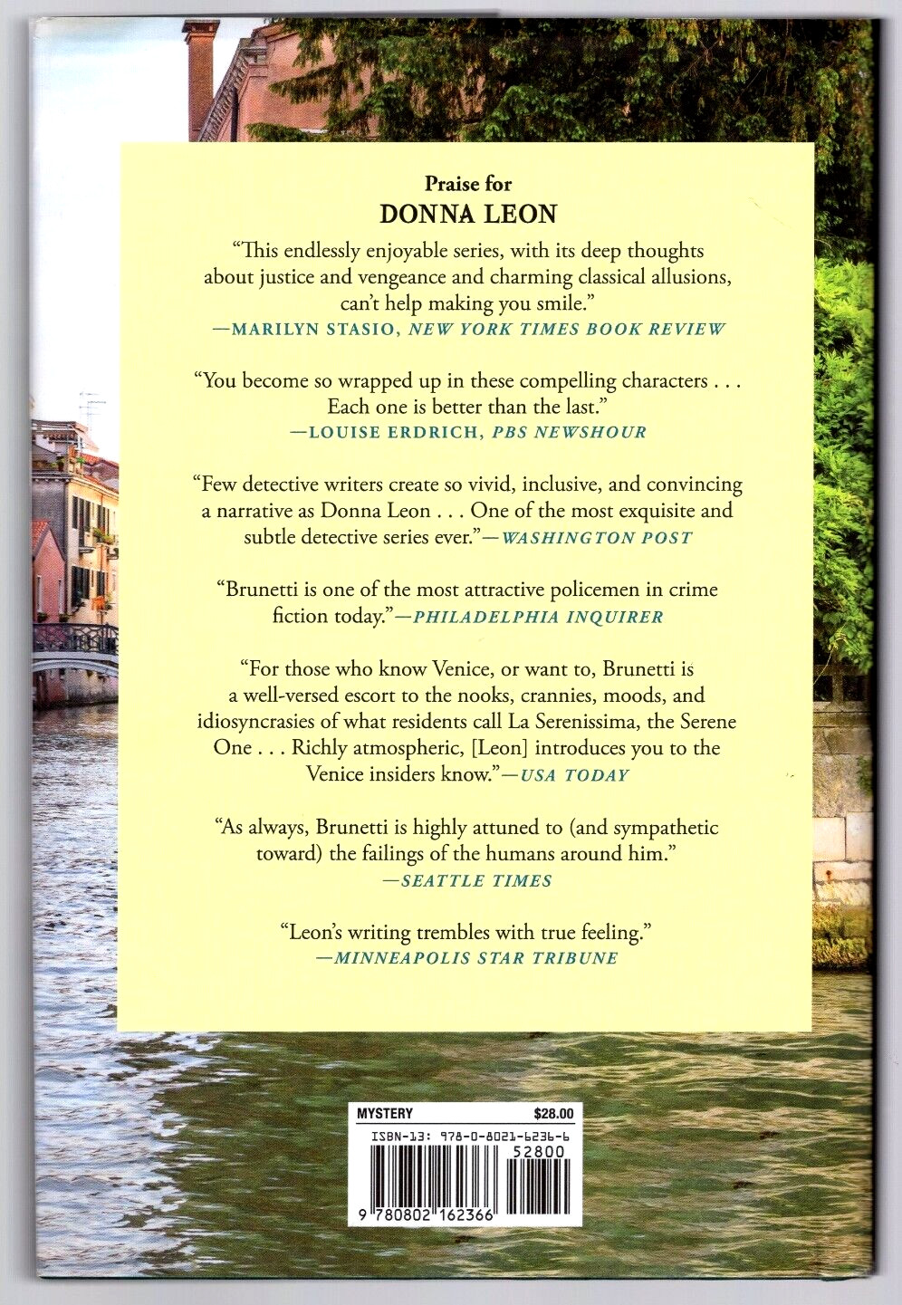 Donna Leon SO SHALL YOU REAP 1st Edition 1st Printing Near fine HC/DJ