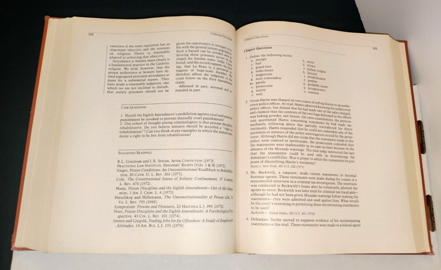 Introduction to Law and the Legal System Third Edition by Harold J. Grilliot