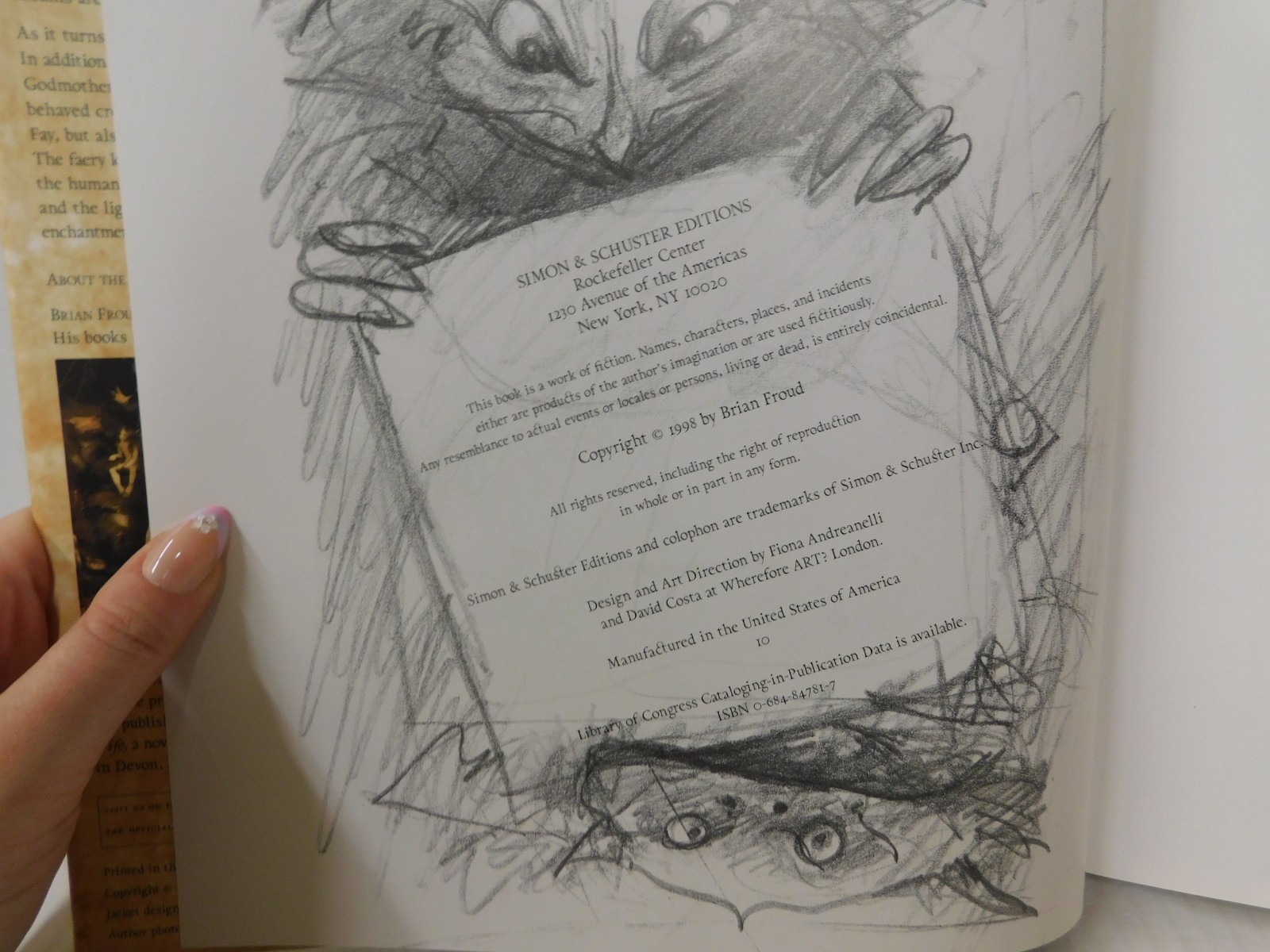 Good Faeries-Bad Faeries by Brian Froud Hardcover 1998