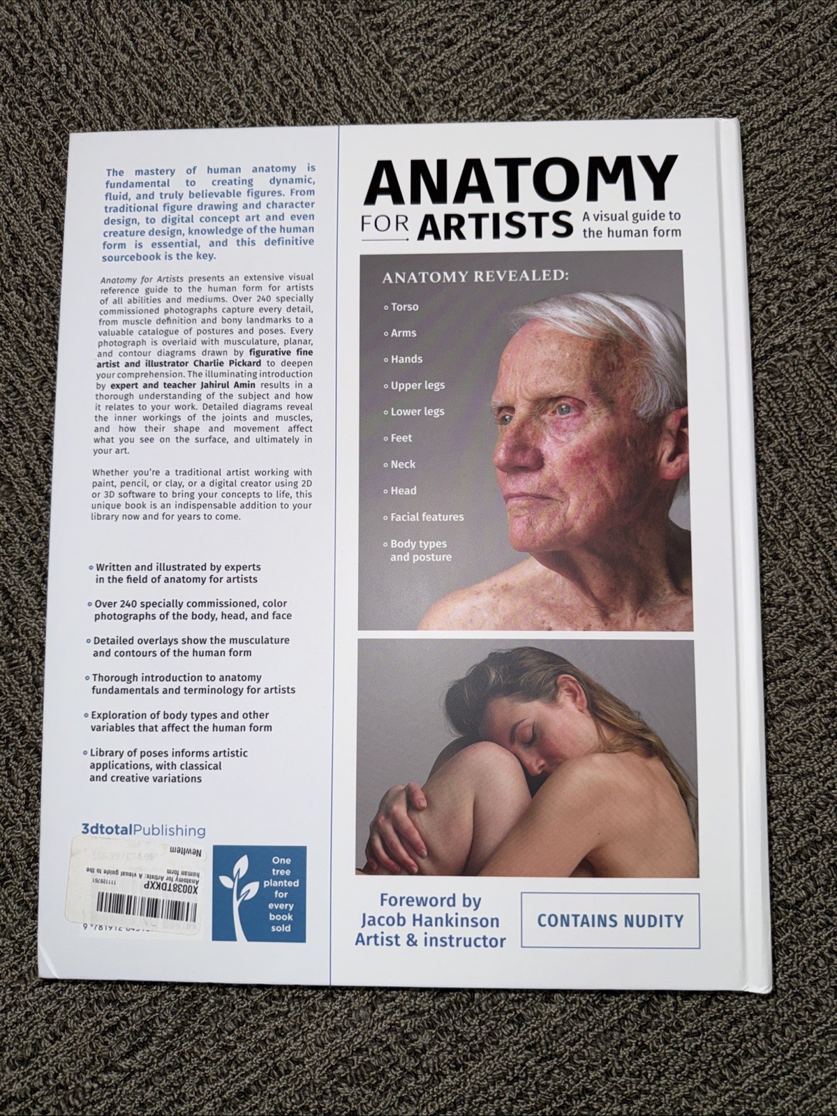 ANATOMY FOR ARTISTS: A VISUAL GUIDE TO THE HUMAN FORM By 3dtotal Publishing NEW