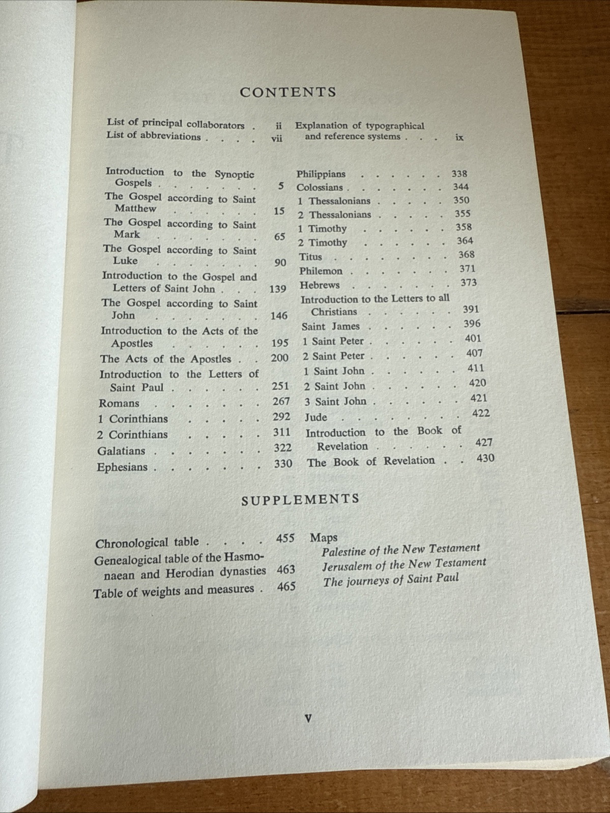 The Jerusalem Bible 1966 Hardcover Doubleday 1st Edition Imprimatur