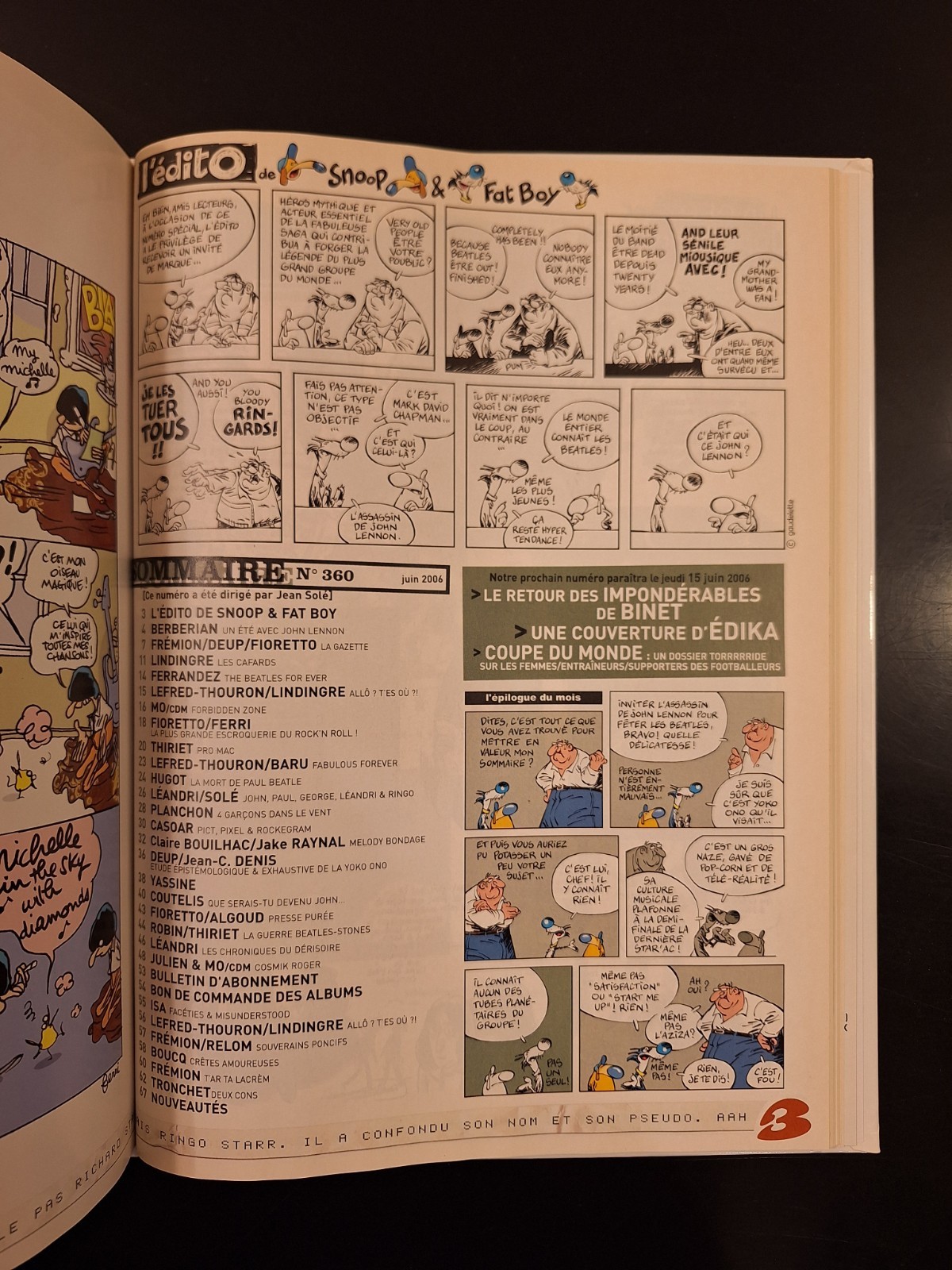 Fluide Glacial L’Album 06-1 408 Pages De Pur Delire! Hardcover