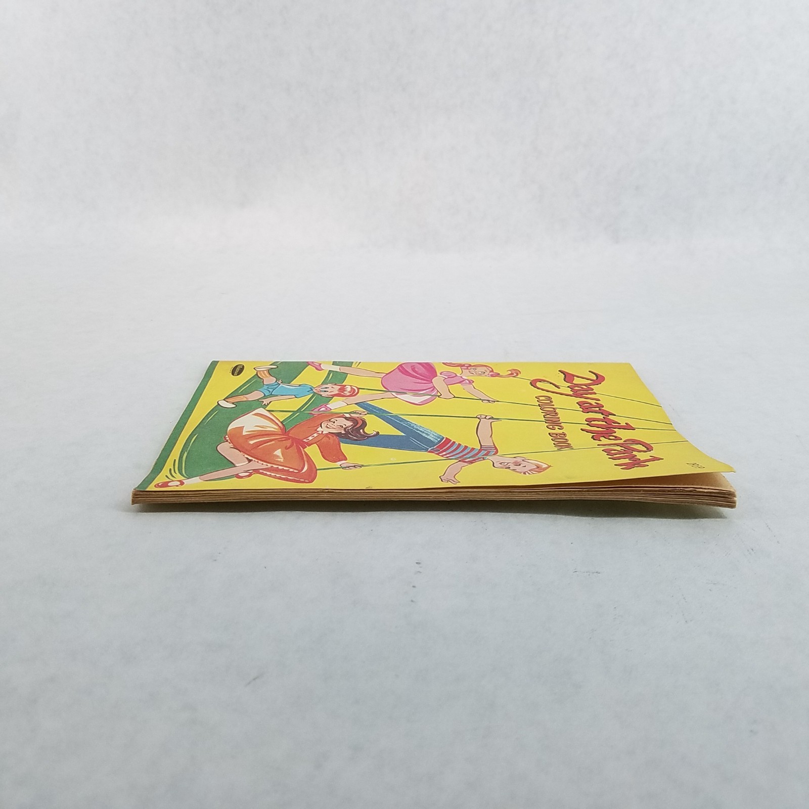 Vintage Coloring Book Day at the Park by Gerry Geischer 1963 Whitman Unmarked