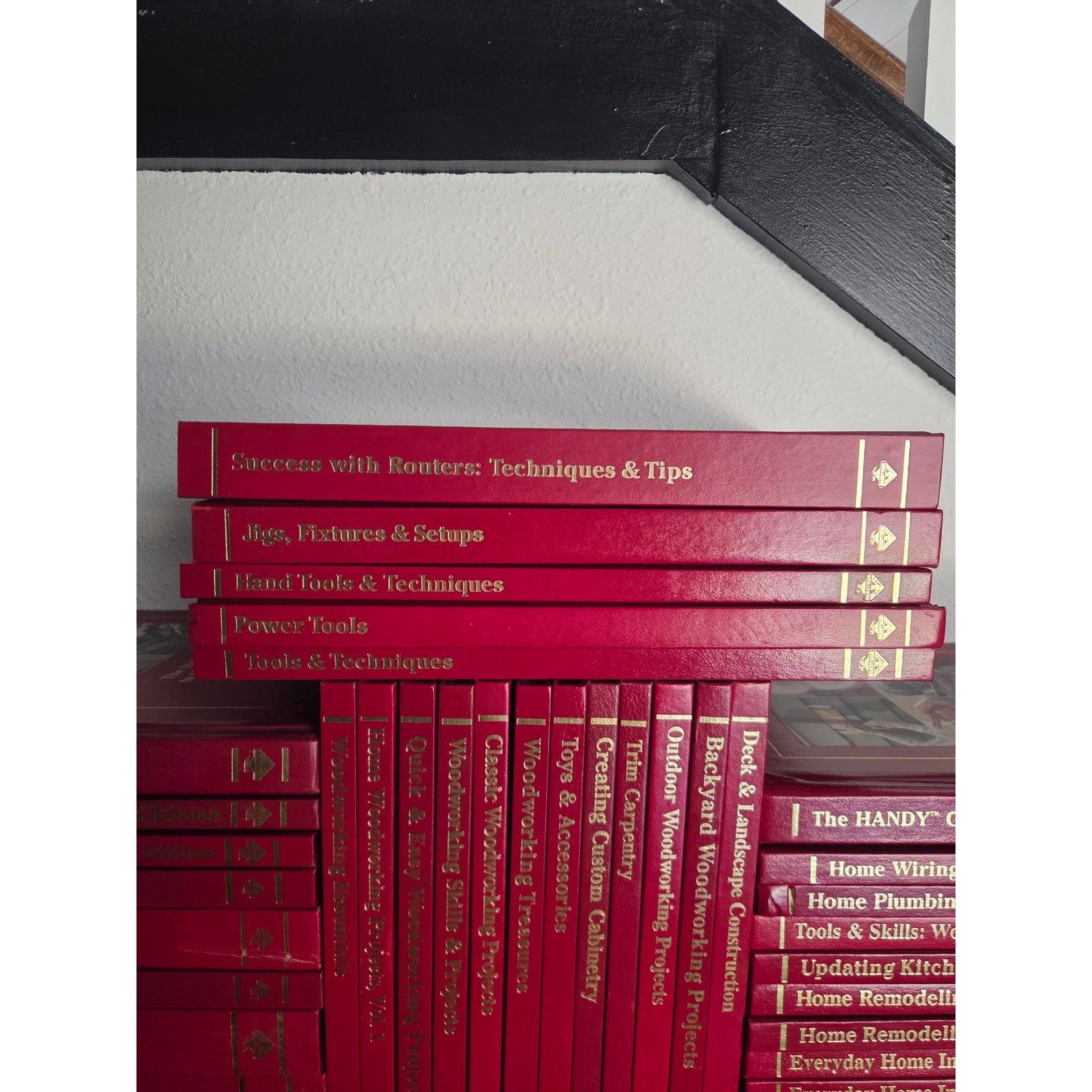 48 Handyman Club America DIY Home Improvement Woodworking Hardcover Books
