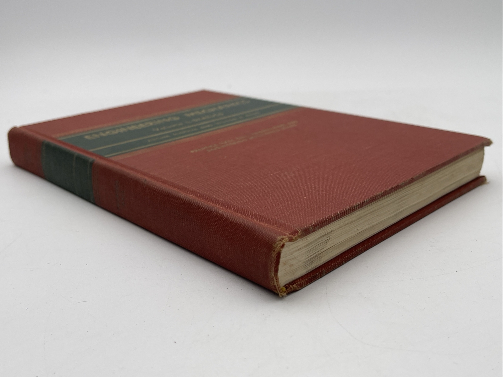 Engineering Mechanics Volume I Statics by Higdon & Stiles 1964 2nd Edition