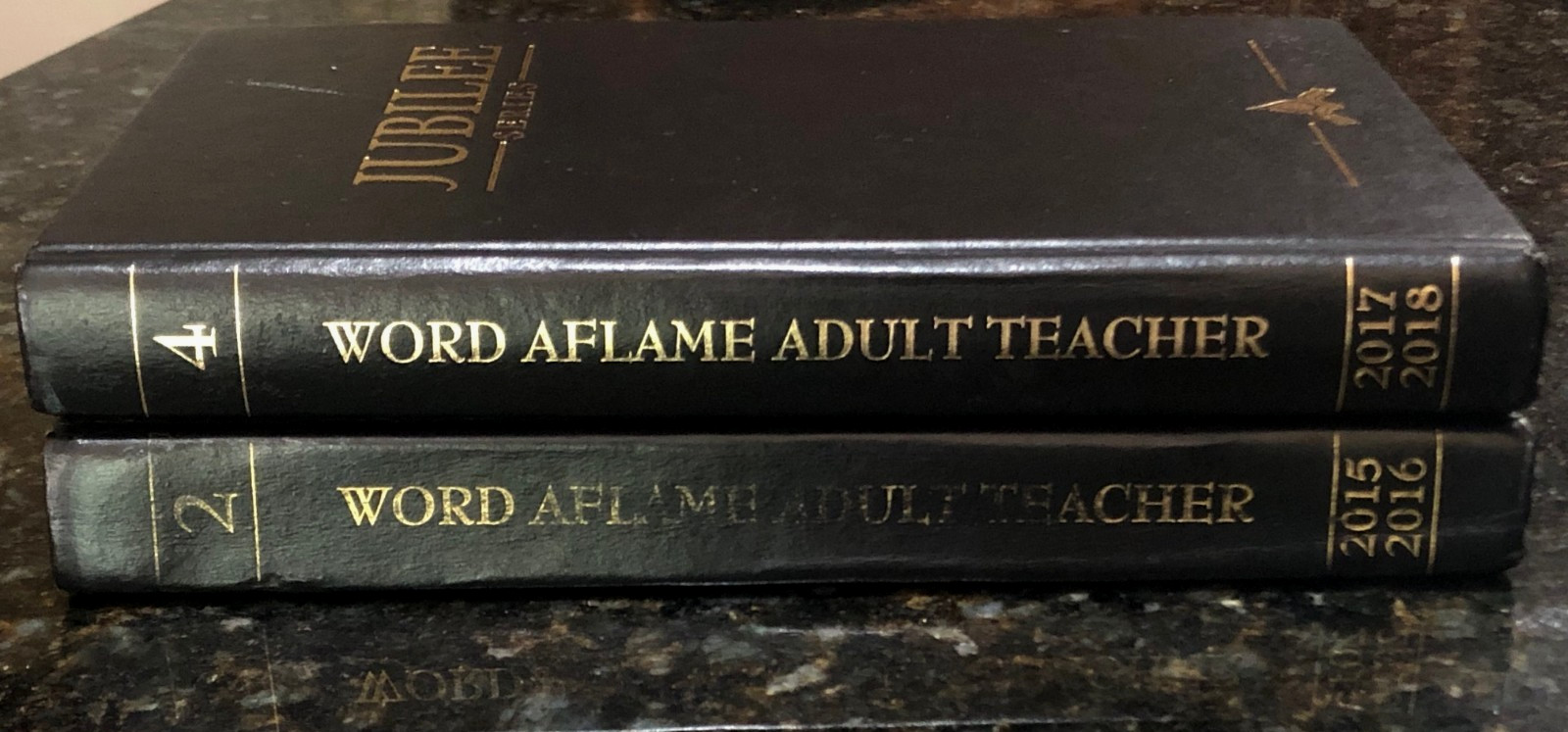 WORD AFLAME ADULT TEACHER – Jubilee Series – 2015-16 & 2017-18 – 2 Books (2, 4)