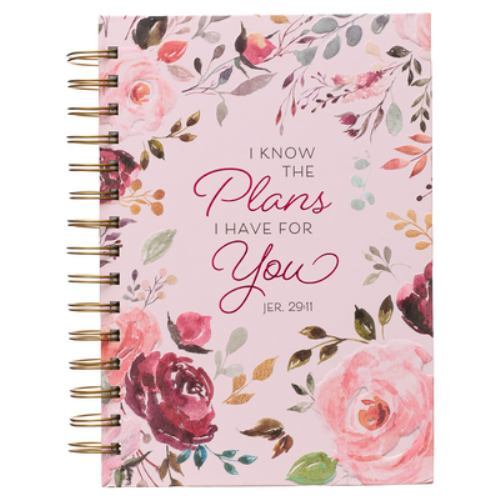 Christian Art Gifts Journal w/Scripture I Know The Plans I Have For You Jere…