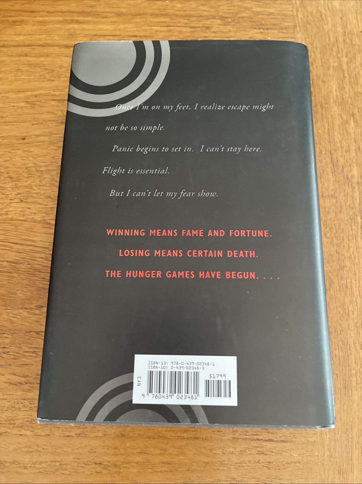 THE HUNGER GAMES – FIRST EDITION  – VERY GOOD