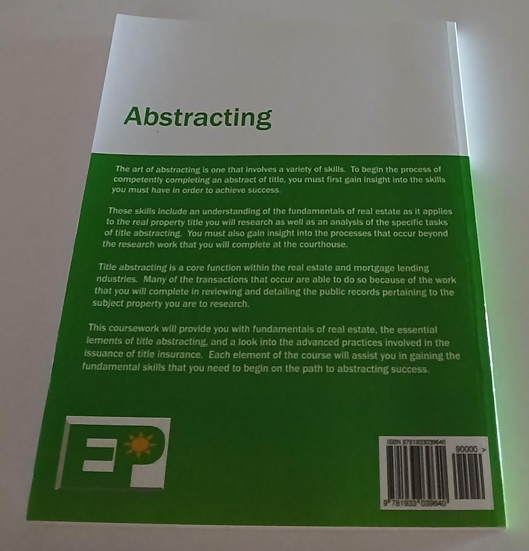 Real Estate Title Search Abstracting, Volume 2 by Hennin/PB/2011/Very Good