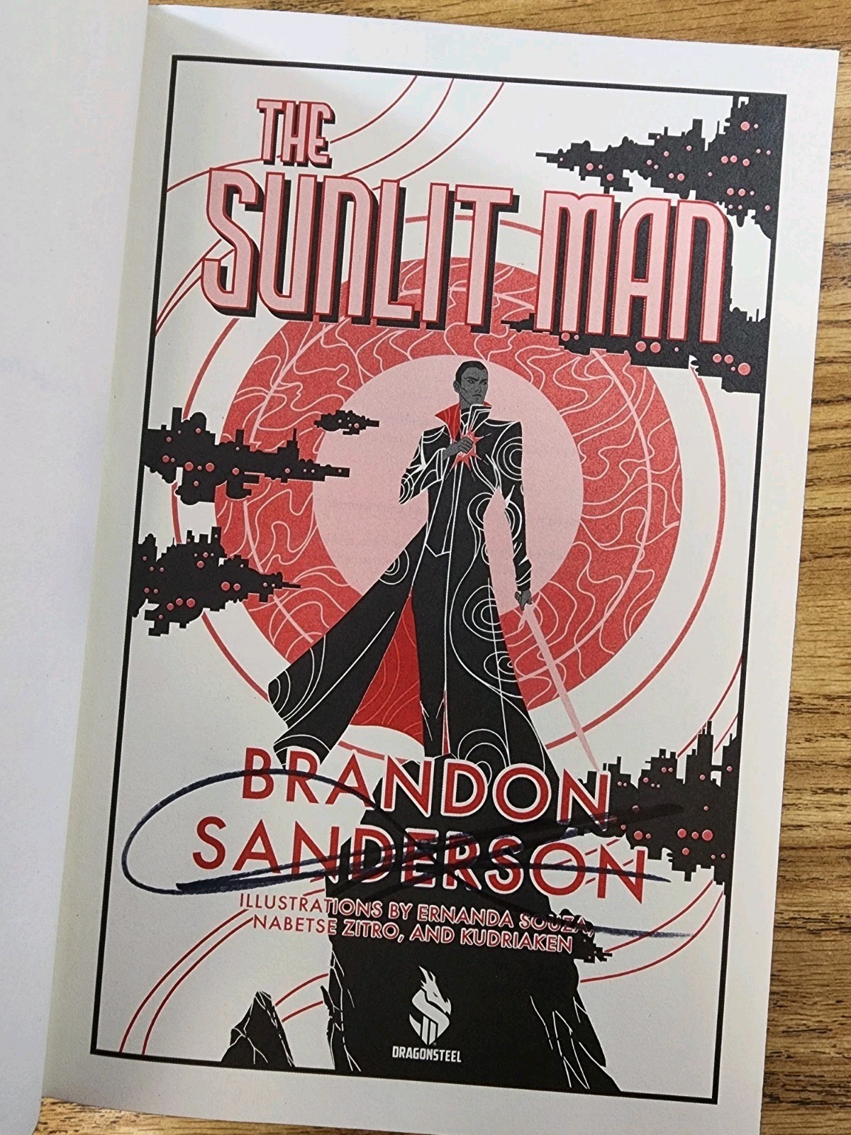 Brandon Sanderson THE SUNLIT MAN Secret Project FIRST EDITION COSMERE SIGNED