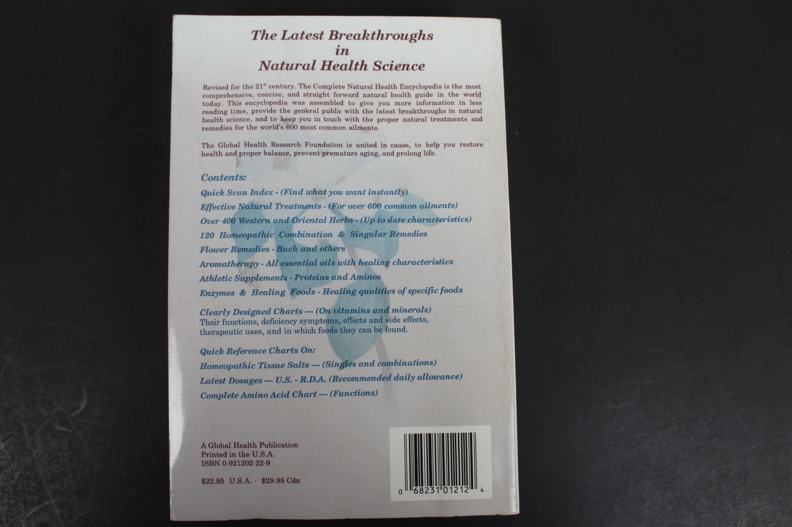 The “Complete” Natural Health Encyclopedia (FT1973)