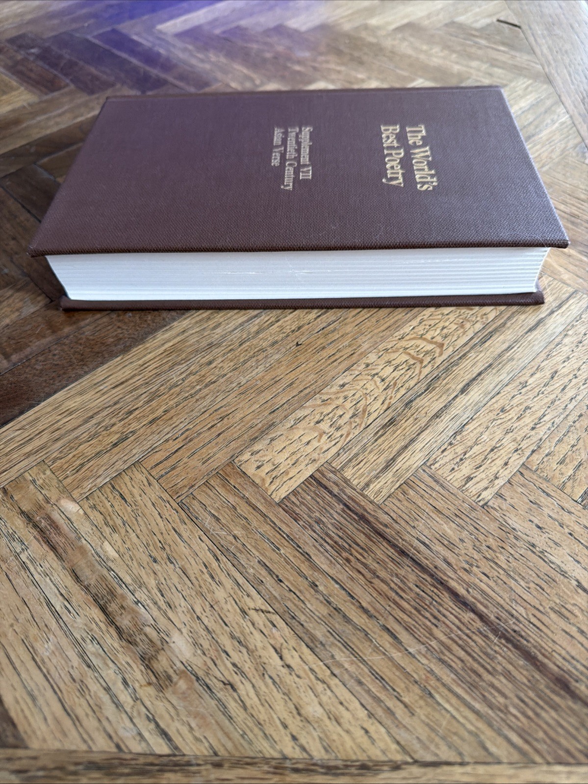 Vintage “The World’s Best Poetry” Supplement VII Asian Verse (HC, 1990)