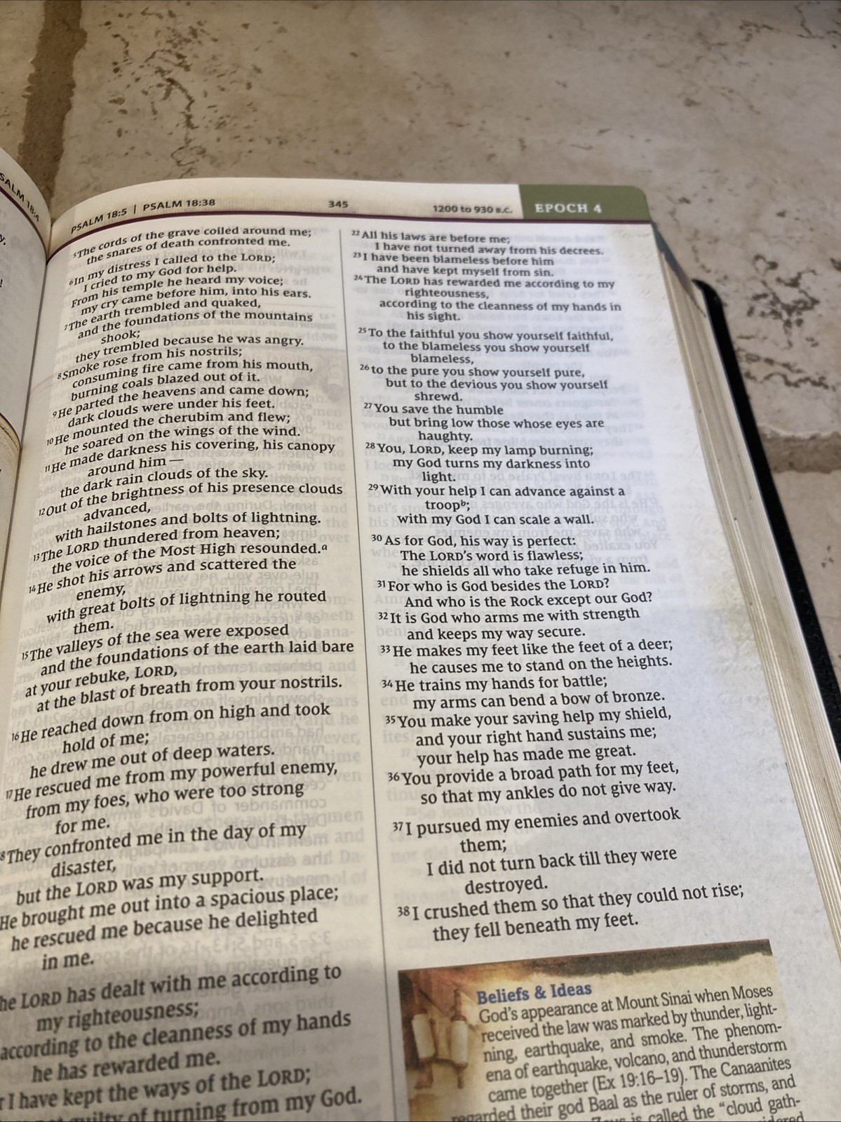 NIV CHRONOLOGICAL STUDY BIBLE BLACK LEATHER EXPLORE GOD’S WORD CHRONOLOGICALLY