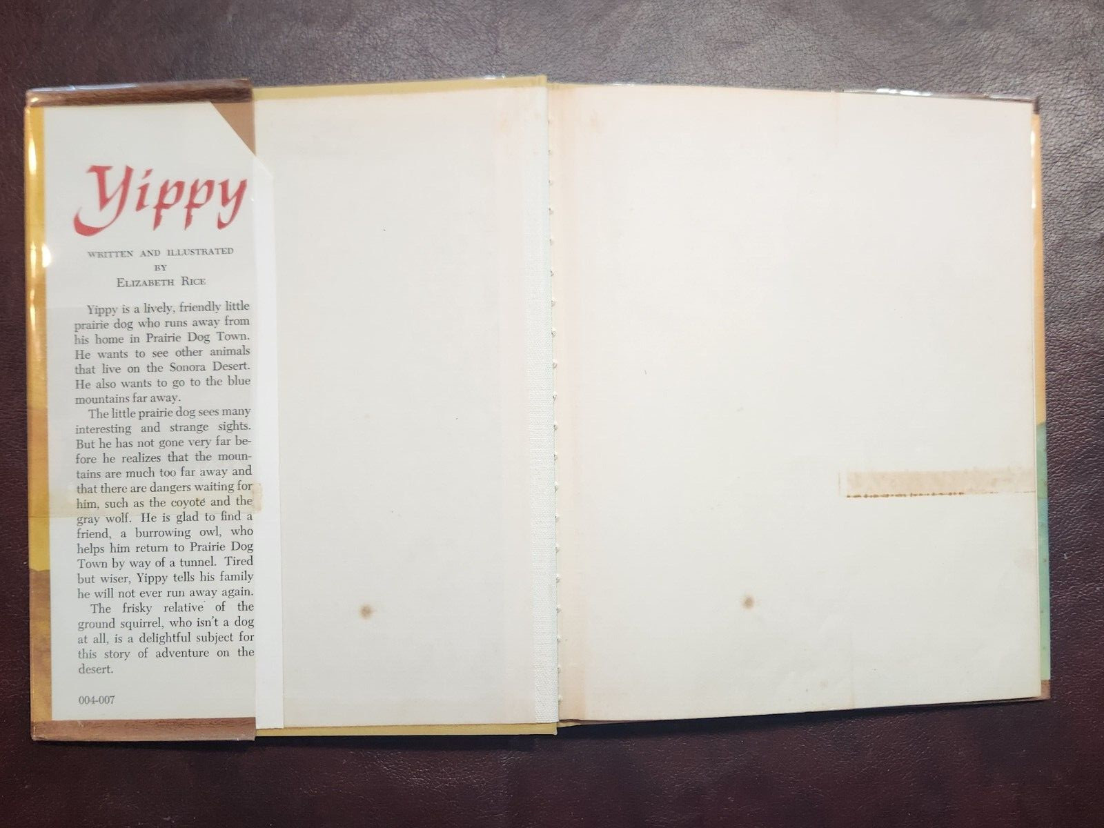 YIPPY ~ SIGNED by Elizabeth Rice 1971 hcdj FIRST EDTION ~ Scarce Collectible