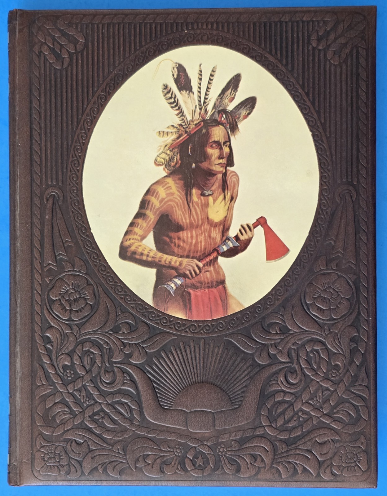 Time Life Books The Old West Indians 1975 Faux Leather Cover Western History VG+