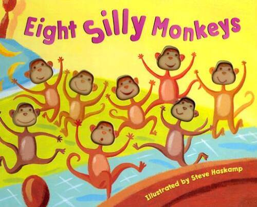 Bendon Publishing Eight Silly Monkeys Mini Board Book – Board book – ACCEPTABLE