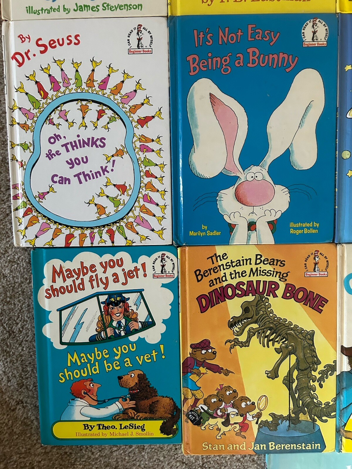 Lot of 21 DR SUESS Beginner Bright & Early Books, Berenstains Cat In The Hat