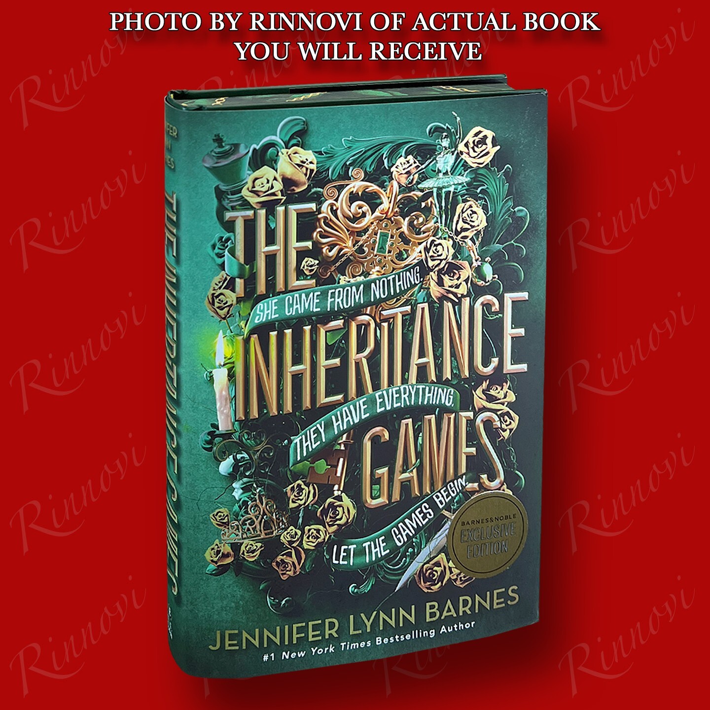 The Inheritance Games by Jennifer Lynn Barnes (2023,HC,1st/1st DE) BRAND NEW