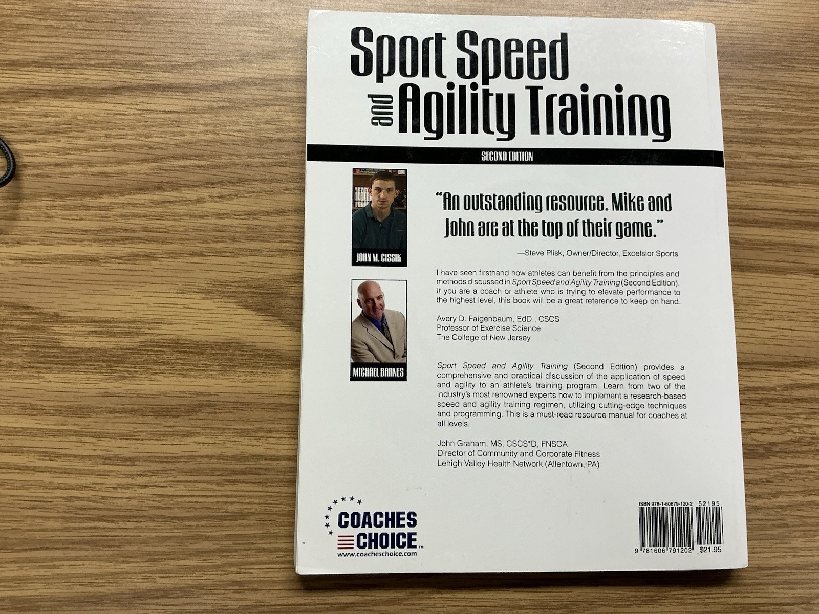 Sport Speed and Agility Training 2nd Ed PB Cissik Barnes Coaches Choice 2010