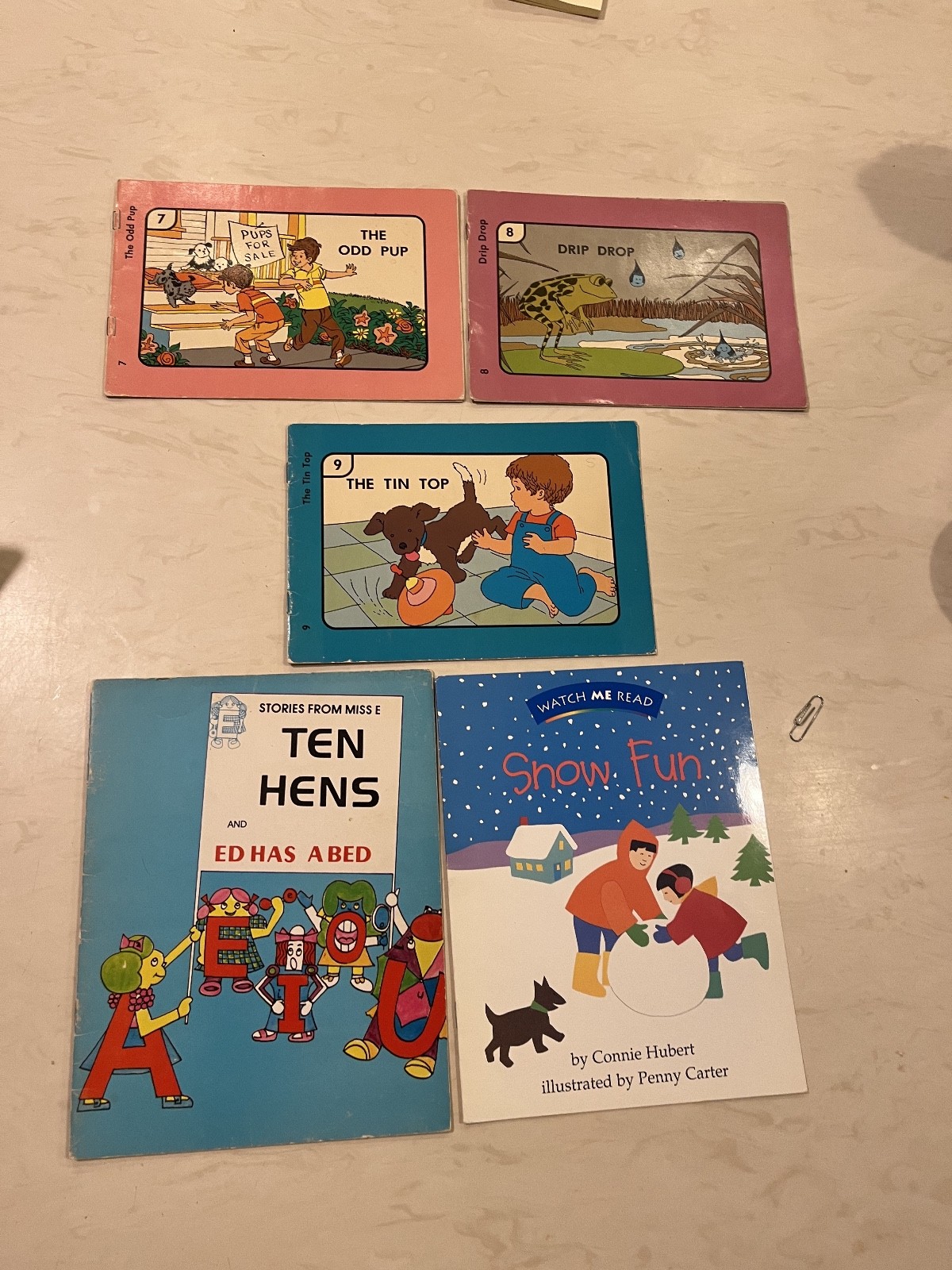 Decodable Early Reader Books Lot of 5- Short Vowels, Sight Words & Suffix “-s”