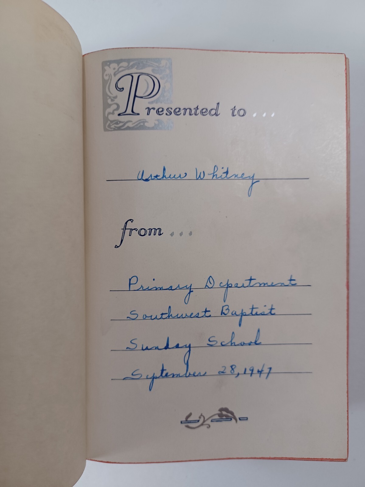Holy Bible KJV Self Pronouncing Edition National Bible Press 1940s HB