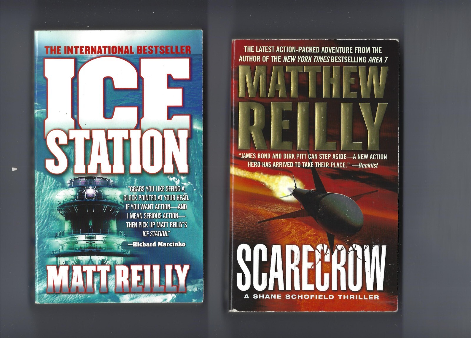 9 BOOKS MATTHEW REILLY JAMES HUSTON ANDY McNAB HAROLD LIVINGSTON AREA 7