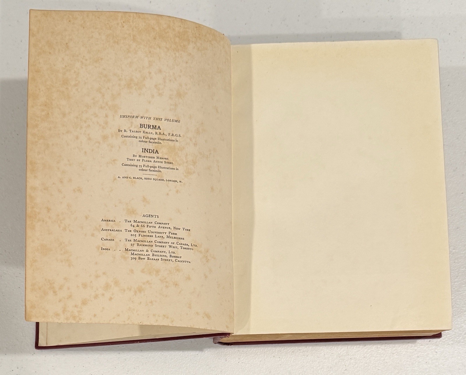 Kashmir Described by Sir Younghusband Paintings Molyneux 1st Edition & Printing