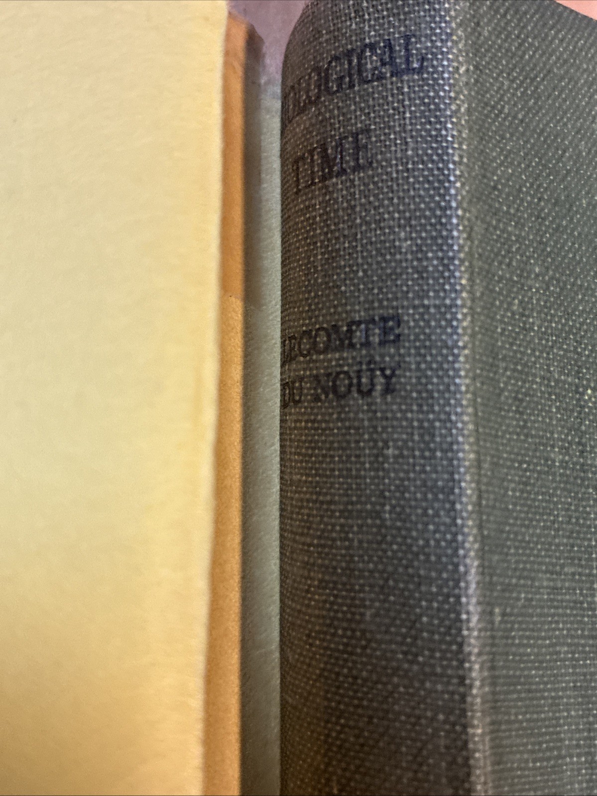 1936 Biological Time by Lecomte Du Noüy, Pierre Rare HBDJ