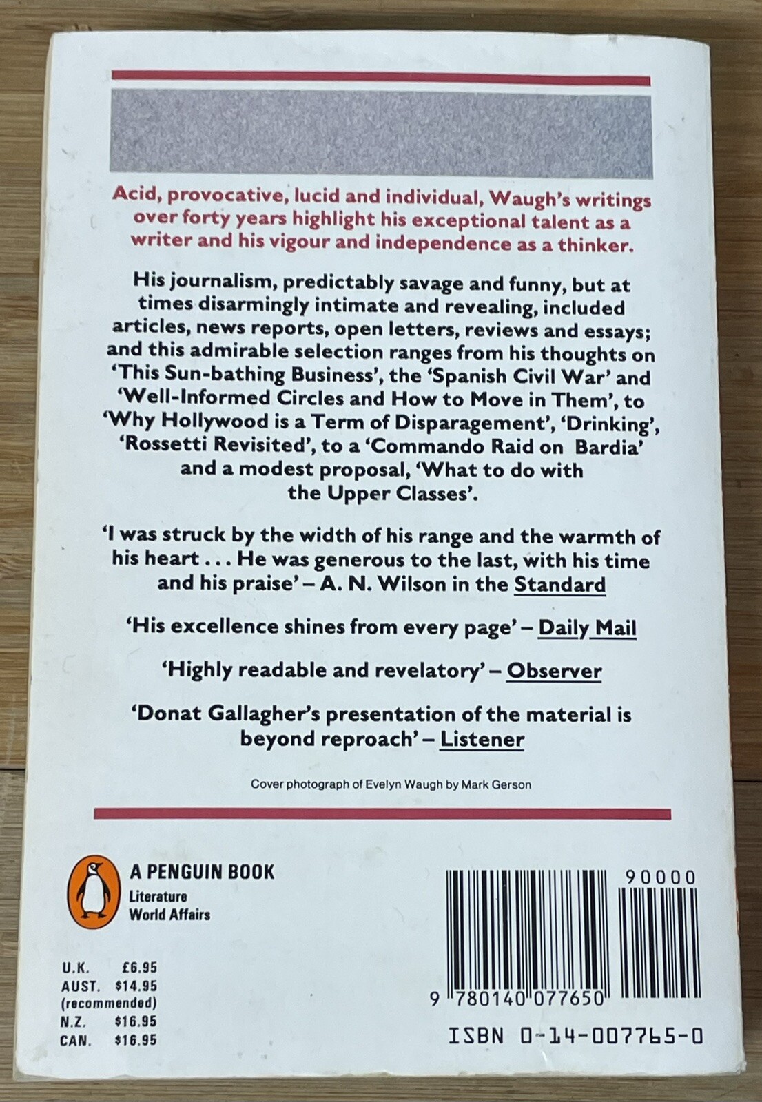 Vintage The Essays, Articles and Reviews of Evelyn Waugh PB Penguin 1986