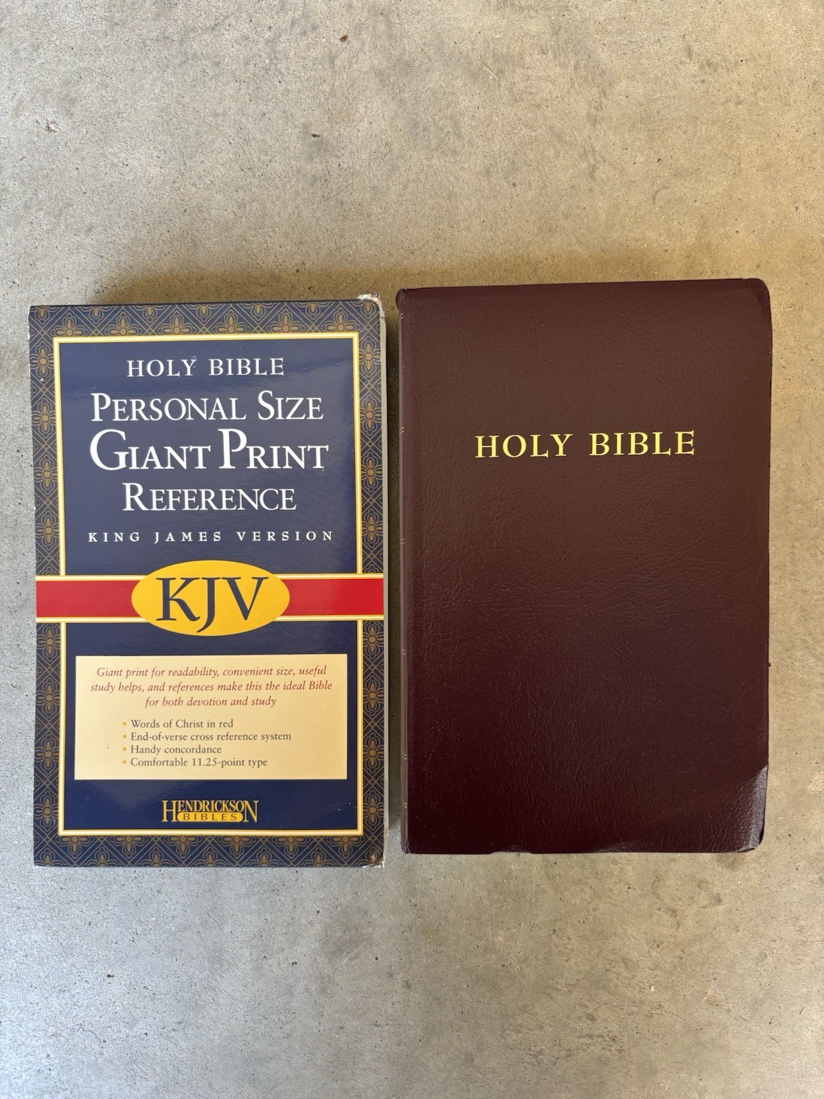 Holy Bible King James Version Hendrickson Reference Edition 2006 Large Print