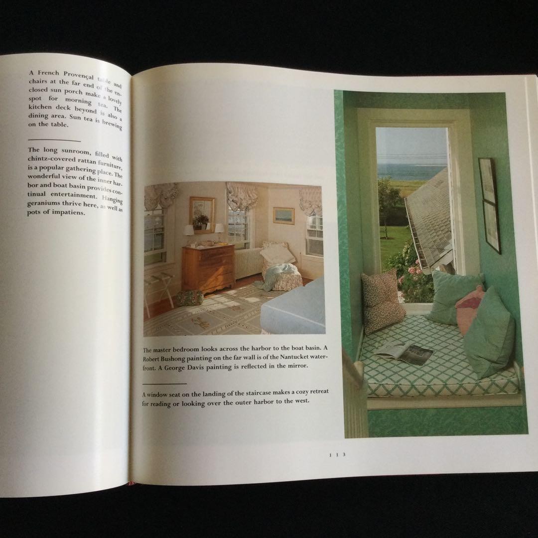 Nantucket Island Gardens & Interiors Photo Book, 230 Pages, Vintage Condition