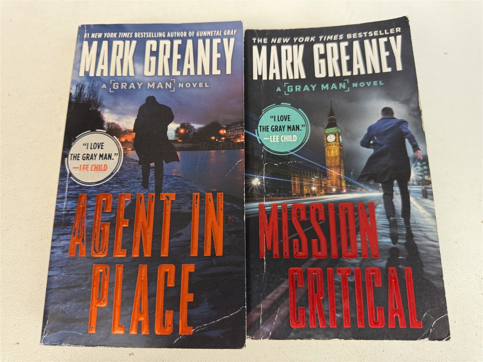 Mark Greaney Lot 1st 14 Gray Man Paperbacks Gray Man to Midnight Black