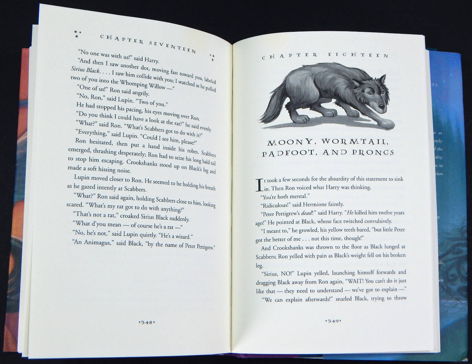 HARRY POTTER PRISONER OF AZKABAN HARDCOVER 1st AMERICAN EDITION 1999 BOOK COVER