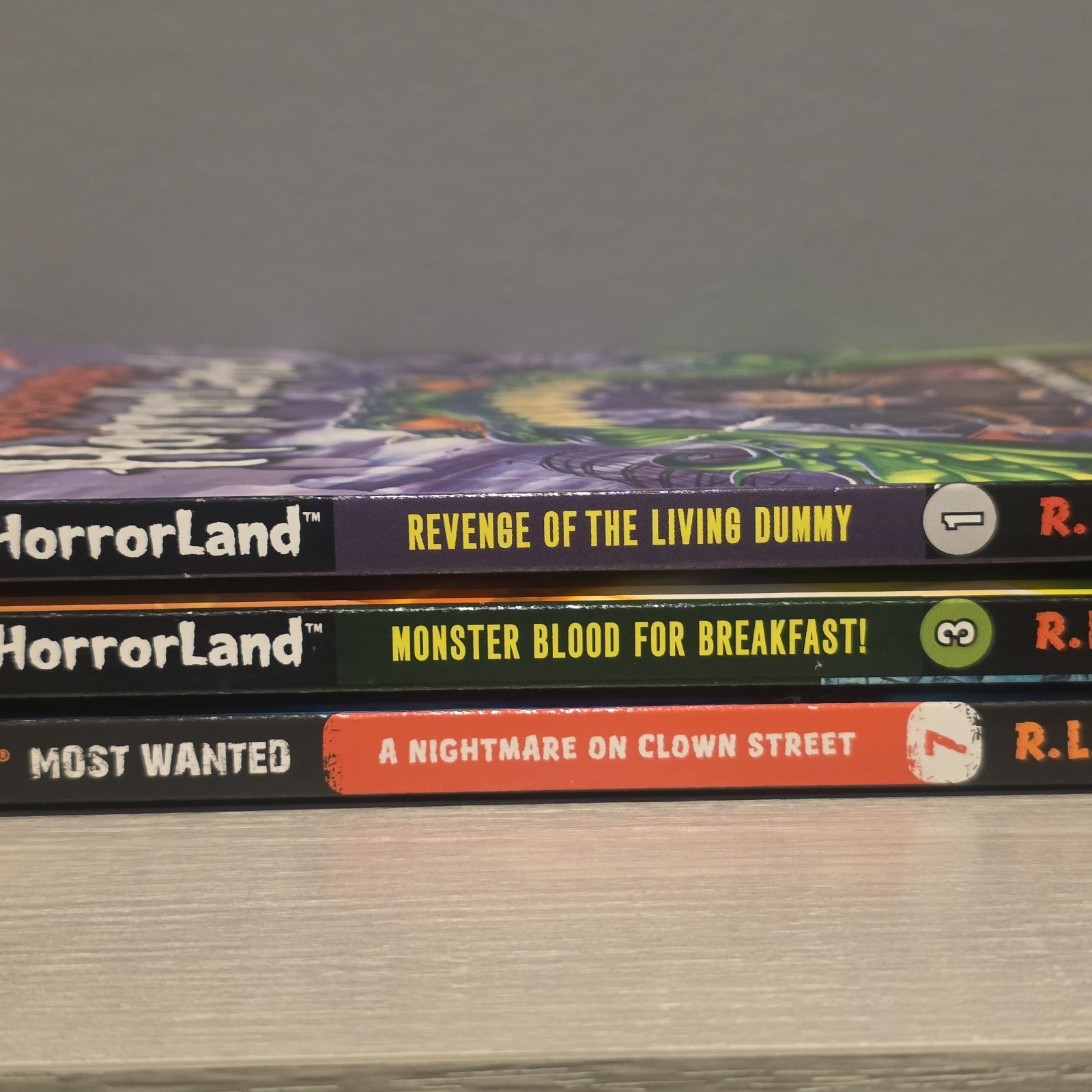 Goosebumps Lot Of Three: #1, 3, 7 by R. L. Stine (2013, Trade Paperback)