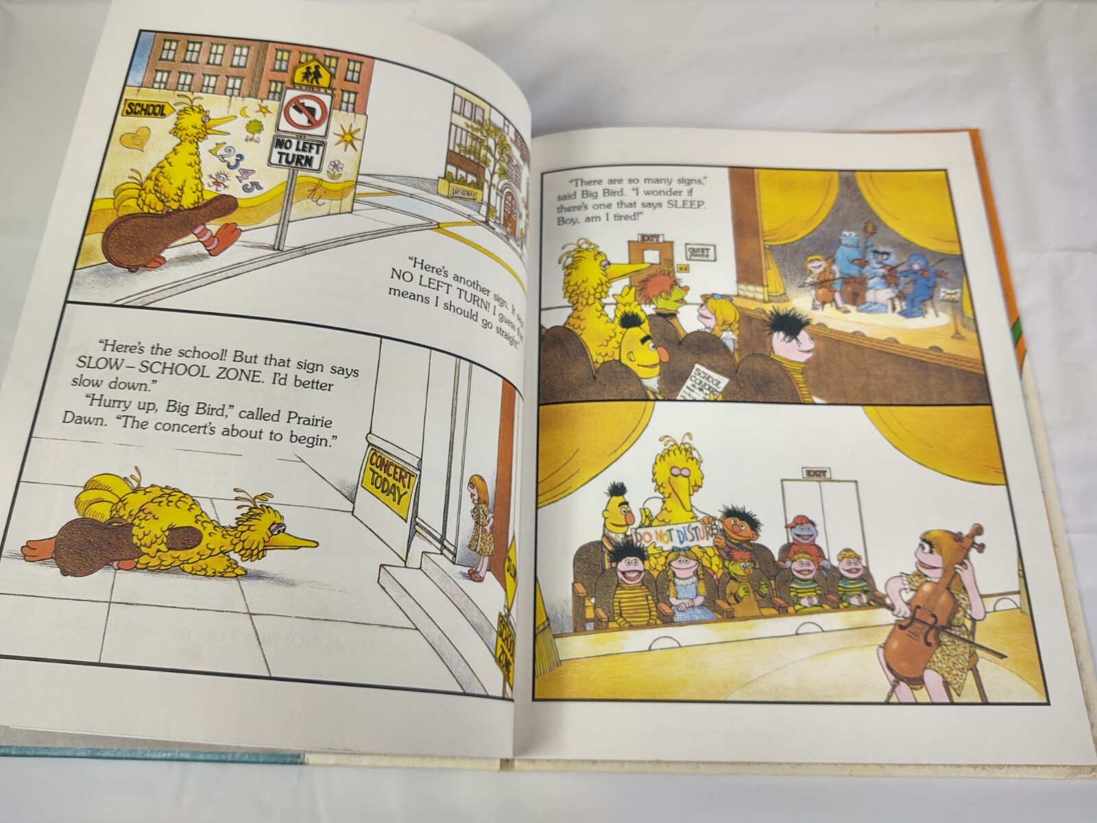 Vtg 89 On My Way With Sesame Street Volume 3 Getting Ready For School Book CTW