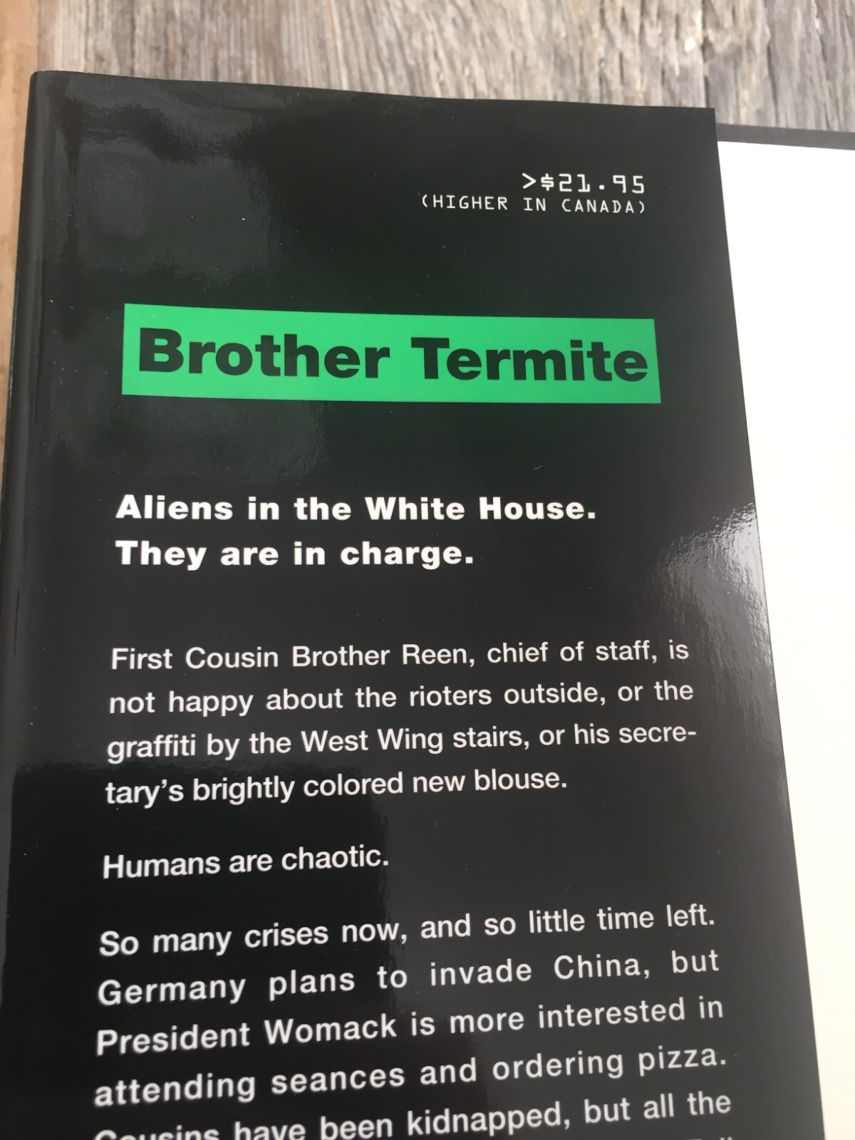 BROTHER TERMITE by Patricia Anthony (1993, Hardcover) -1st ed.