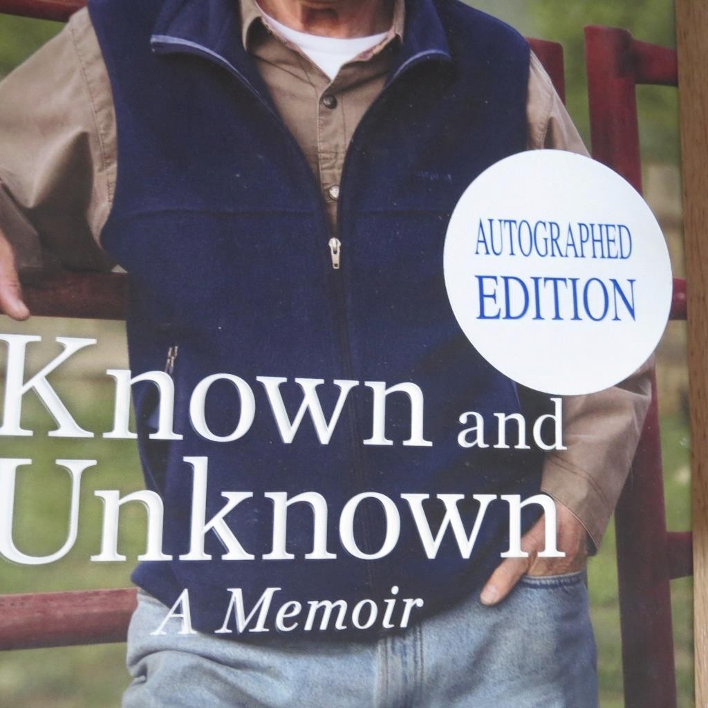 Known and Unknown Memoir Donald Rumsfeld Signed Ronald Reagan Library 1st Ed