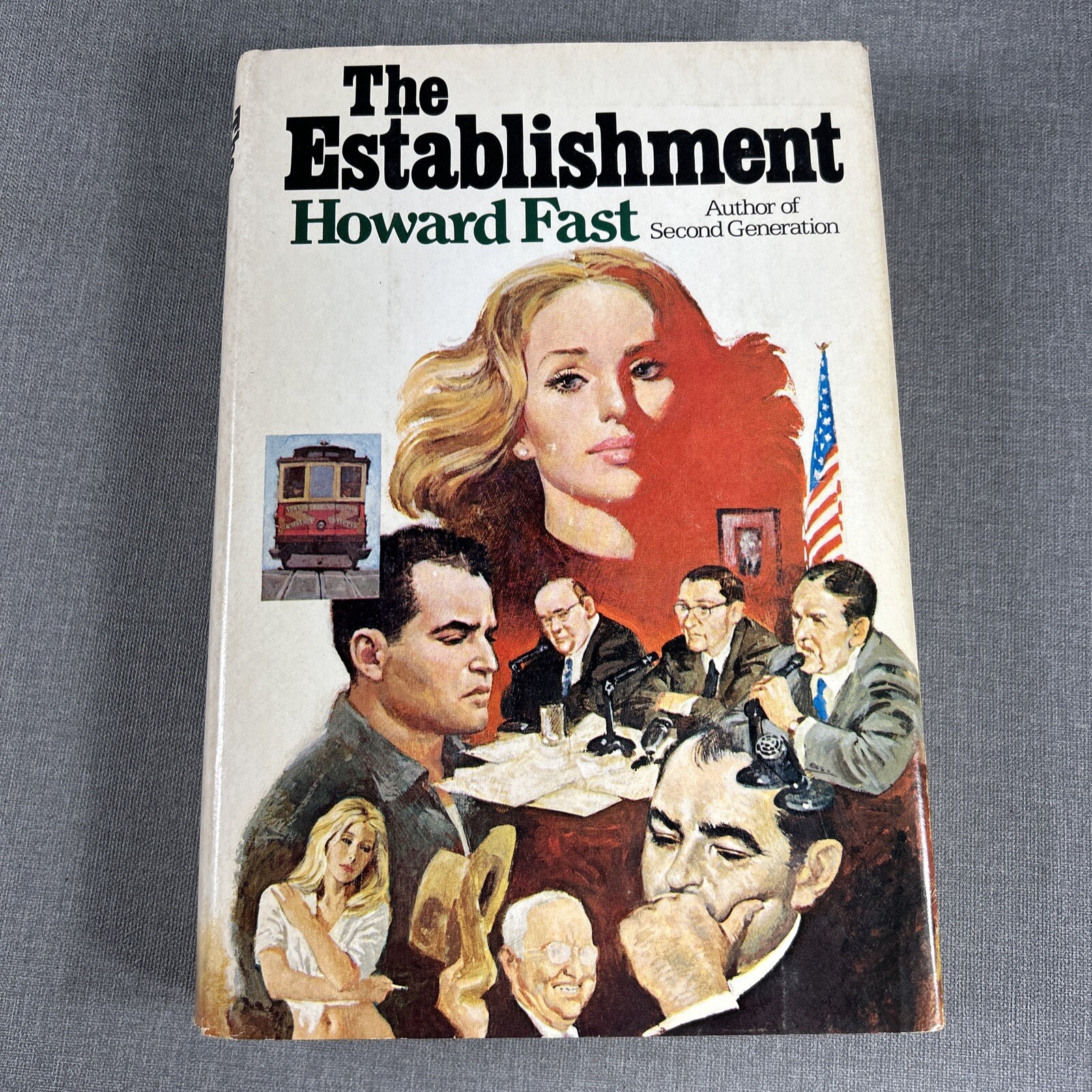 Howard Fast Establishment & The Unvanquished 1942 Vintage 2 Book Lot